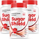(3 Pack) Escudo de azúcar, Escudo de azúcar Apoyo a la sangre, Láminas de escudo de azúcar, Cápsulas de escudo de azúcar, Escudo de azúcar Todo Natural, SugarShield, Escudo de azúcar Fórmula avanzada, Escudo de azúcar Comentarios, 90 Cápsulas