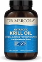 Dr. Mercola Antártico Krill Oil - 1,000 mg - Omega-3 Suplemento con EPA & DHA - Apoyos Cerebro, Corazón, Salud Conjunta Inmunitaria - GMO-Free, Libre de gluten &amp; Soy-Free - 180 cápsulas (90 servidumbres)