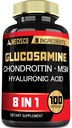7000mg Glucosamine Chondroitin MSM with Immune Supplement - Support Bone, Joint Health, Immune System & General Health - 100 Capsules