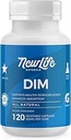 NewLife Naturals DIM Suplemento 300mg, Mujeres &amp; Hombres - Hormonal Acne Pills, Menopause Relief TEN Healthy Estrogen Level ANTE Hormonal Balance - 120Day Supply