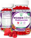 Lunakai EE.UU. Fabricado 50 Más Mangas Multivitamínicas para Mujeres - Fórmula Deliciosa Mejorada con Vitaminas Esenciales &amp; Minerales para la Salud &amp; Vitalidad - 60ct