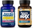 Super Beta Prostate Advanced and Ageless Hombre Max Nitric Oxide Booster Chewable Suplementos