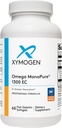 XYMOGEN Omega MonoPure 1300 EC - Fish Oil with 3X Greater Absorption - DHA EPA Omega 3 Supplement for Heart Health + Cognitive Support (60 Softgels)