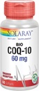 SOLARAY Bio CoQ-10 60 mg ← Absorción reforzada ← Vitaminas A &amp; E Vida Saludable Corazón &amp; Celular Energética Soporta 60 Softgels