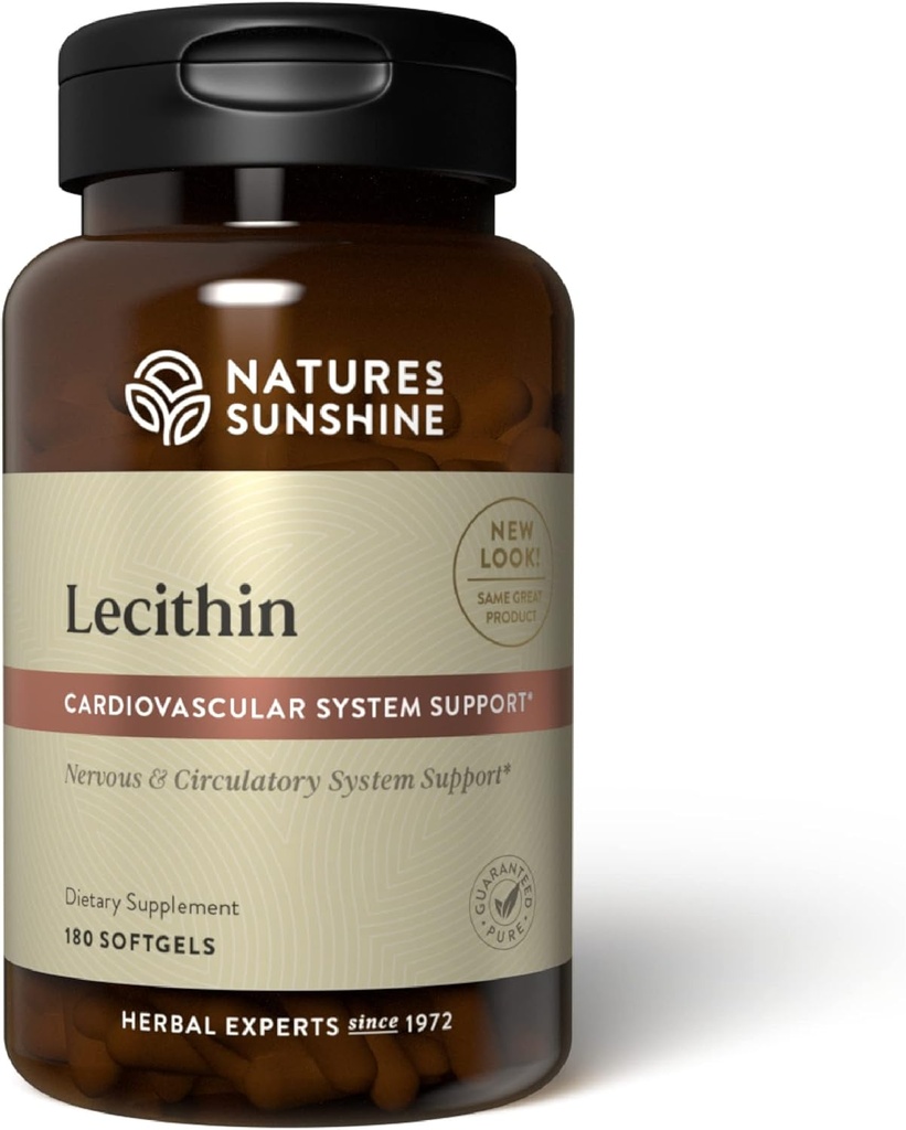 Nature's Sunshine Lecithin 180 Softgels