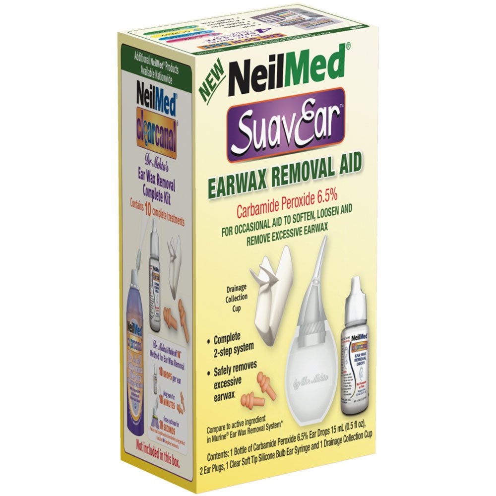 NeilMed Suavear Ear Wax Removal Aid, 0.20 Pound