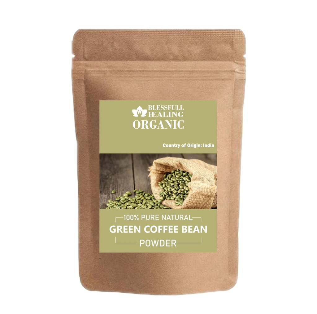 Blessfull Healing Organic Green Coffee Bean Powder 100% Pure Natural 200 Gram / 7.05 oz