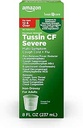 Cuidado básico Tussin Severe CF Max Syrup, Multi-Symptom Cough, Cold and Flu Liquid Medicine, Non-Drowsy, Relieves Cough, Sore Throat, Body Aches, Fever, Nasal y Chest Congestion, 8 fl oz