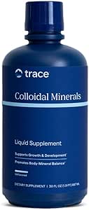 Trace Minerals Colloidal Minerals - Immune Health & Energy Support - High-Potency Potassium Supplement with Fulvic Acid - Mineral Absorption Supplement for Men &amp; Women - 32 fl oz (About 32 Servings)