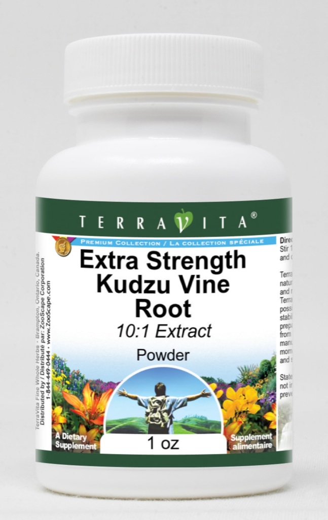 Extra Strength Kudzu Vine Root 10:1 Extract Powder (1 oz, ZIN: 513408)
