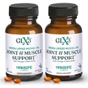 Soporte conjunto GLX3 Extra Strength Omega-3 Suplemento  Premium New Zealand Green Lipped Mussel Oil - Comfort, Flexibilidad, Muscle Recovery - ETA EPA DHA Omega 3 cápsulas 2 Mes