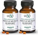 Soporte conjunto GLX3 Extra Strength Omega-3 Suplemento  Premium New Zealand Green Lipped Mussel Oil - Comfort, Flexibilidad, Muscle Recovery - ETA EPA DHA Omega 3 cápsulas 2 Mes