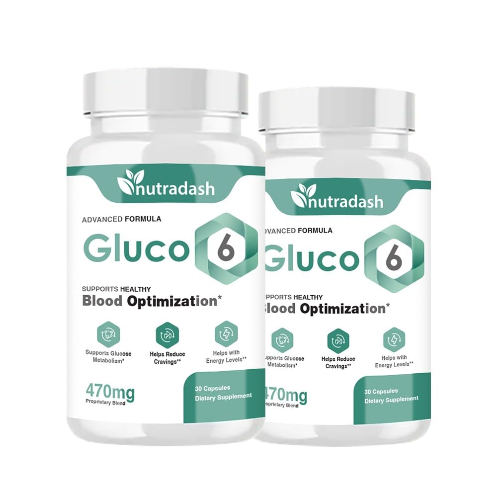 (2 Pack) Gluco 6, Gluco 6 Capsules, Gluco 6 Tablets