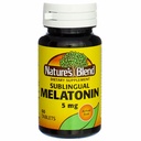 Nature's Blend Melatonin 5 mg - 60 Tablets, Pack of 4