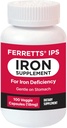 Suplemento de hierro capsula 18 mg (IPS) - Suministro de 100 días de suplemento de hierro suave para hombres y mujeres - Suplemento de hierro no estipulante para la anemia