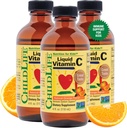 NILDLIFE ESSENTIALS Vitamina líquida C - Suplemento líquido puro de vitamina C para niños, soporte del sistema inmunológico, gran sabor - sabor natural naranja, 4 Fl Oz (Pack of 3)