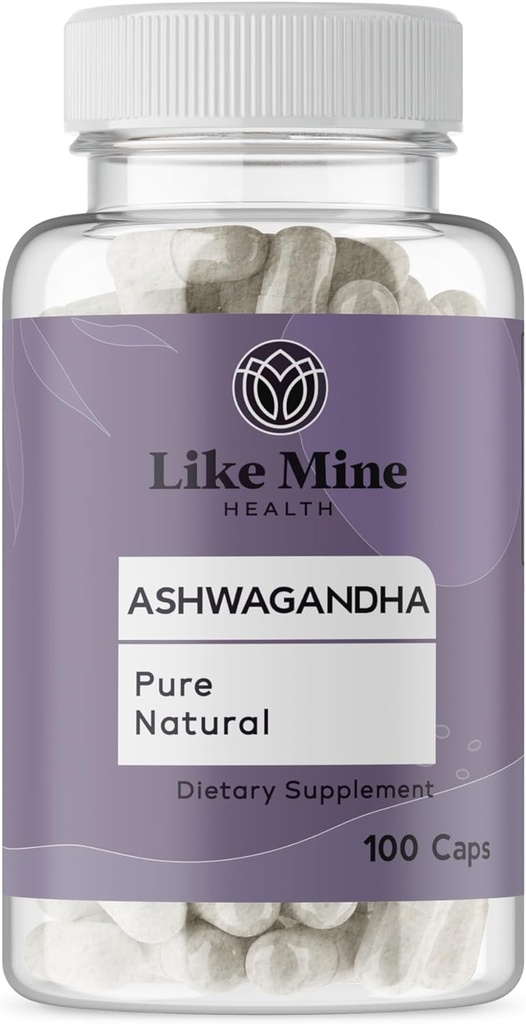Como Mine Ashwagandha (100 cápsulas), No Fillers, Puro " Natural, Suplemento Herbal para Mujeres