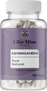 Como Mine Ashwagandha (100 cápsulas), No Fillers, Puro " Natural, Suplemento Herbal para Mujeres