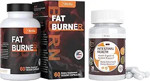 Quemador de grasa para hombres mujeres " Gut Health Cleanse Detox Capsules, Apetite Suppressant, Metabolism, Belly Fat Burning, Intestinal Cleanse
