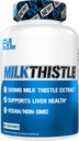 Evlution EVL Silymarin Milk Thistle Capsules - Suplemento para Optimal Liver Cleanse Detox " Reparación - Herbal Liver Support Suplemento con Pure Milk Thistle Extract - 60 Non-GMO Veggie Capsules