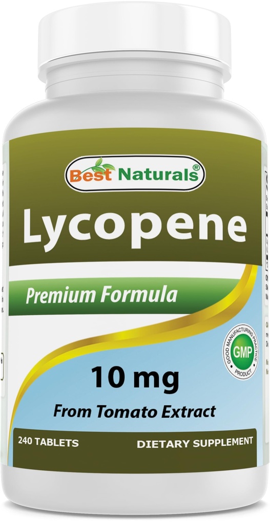 Best Naturals Lycopene Tomato Extract 10 mg 240 Tablets