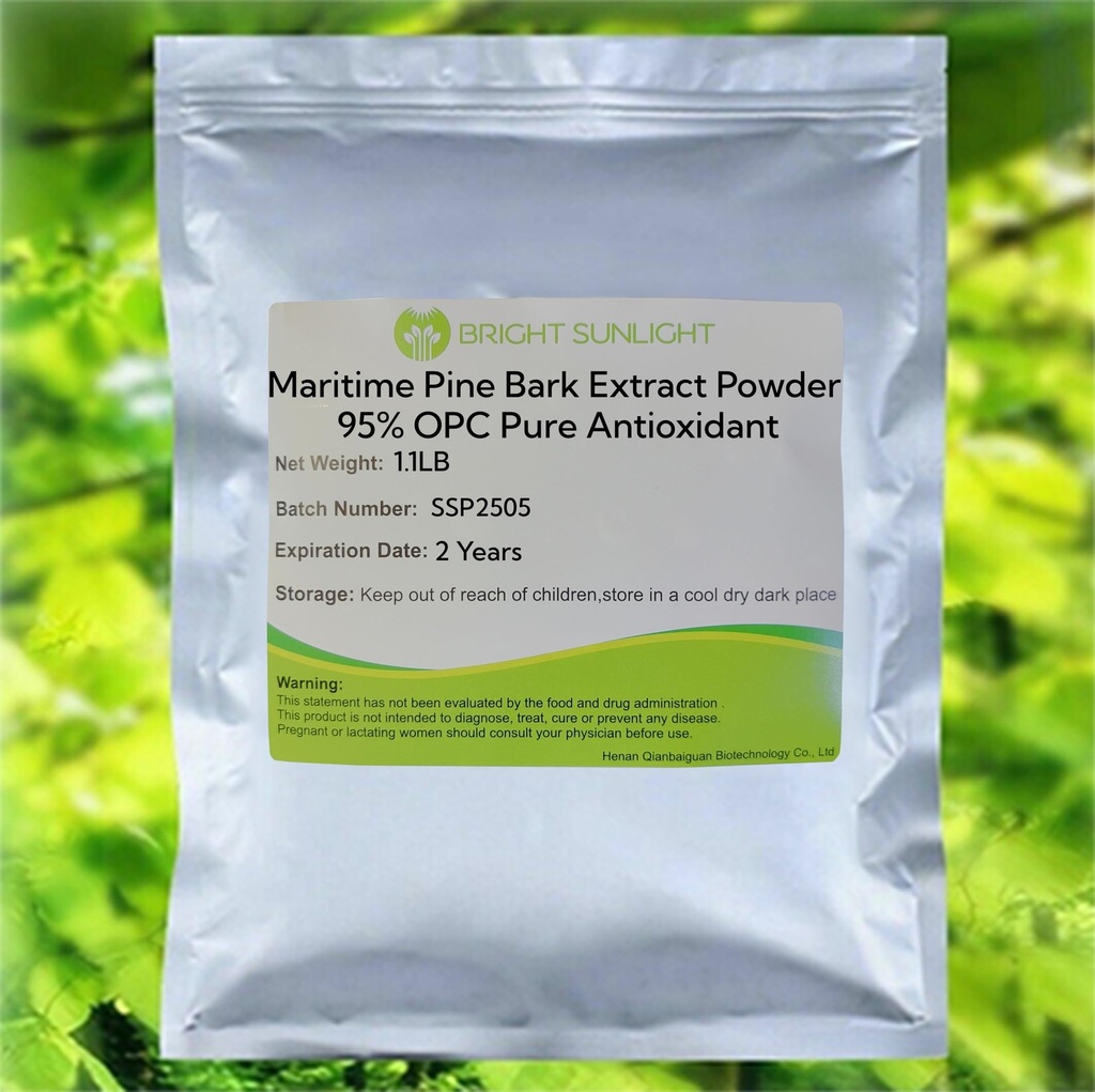 Maritime Pine Bark Extract Powder 95% OPC Pure Antioxidant 1.1LB