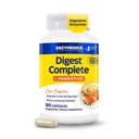 Enzymedica, Digest Complete + Probiotics, Full-Range, Enzymes diarios con 800 millones de CFU Culturas activas por cápsula, 90 cápsulas