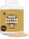 Principio Zen Orgánica Marrón Rice Proteína 6 LB. USDA Certified Organic. Sin sabor. No OGM. Vegan.