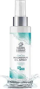 Natural Elephant Dead Sea Magnesium Oil Spray para uso tópico 100% Puro Silencio 4 fl oz (120ml) permanente promueve la relajación y el bienestar