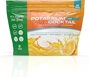 Jigsaw Health Potassium Cocktail ← Exly Pickleball Cocktail ← Orange Flavor tención 60 Servings (Packets)