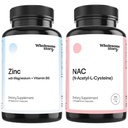 Zinc, Magnesium &amp; Vitamina B6 + NAC Bundle Suplemento TENIDO Zinc &amp; Magnesium + N Acetyl Cysteine Bundle Suplemento permanente Liver, Lung &amp; Fertility Support ← Hormon Balance &amp; Immune Support TEN 30 &amp; 120 Servings