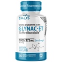 Fusiones de la naturaleza NAC Ethyl Ester + Glycine - Extra Strength 375mg - NACET 1800mg - 20x Más Bioavailable Than GlyNAC - N-acetylcysteine - Anti Aging Suplemento, Boost Glutathione (60 cápsula)