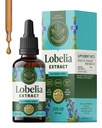 HERBAMAMA Lobelia Tincture - Vegan Lobelia Leaf Extract for Lung Detox " Cleanse - Respiratory Lung Support Drops - Non-GMO, Alcohol " Respiratory Support Supplement