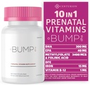 Las vitaminas prenatales Premium de Centurión [10 Ingredientes potentes] con DHA, EPA, Folate y Vitamina B12, Todos los suplementos de embarazo natural para el desarrollo fetal y el apoyo al embarazo, 30 Softgels