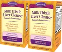 Nature's Secret Milk Thistle Liver Cleanse - Supports Healthy Liver Function & Detoxification -18 Botanical Blend Turmeric, Dandelion, Beet, & Artichoke - Natural Powerful Antioxidant (Pack of 2)