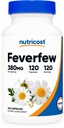 Nutricost Feverfew Capsules 380mg, 120 capsules, Vegetarian Friendly, Non-GMO &amp; Gluten Free