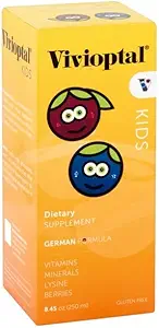 Niños Vivioptal, Multivitamina líquido &amp; Multiminerals Suplemento, Berries, 8.45 Fl Oz