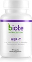 Biote Nutraceuticals - HER-T - Healthy Testosterone Balance Support for Women (30 cápsulas)