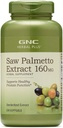 GNC Herbal Saw Palmetto Extracto 160mg Suplemento, 200 Servimientos