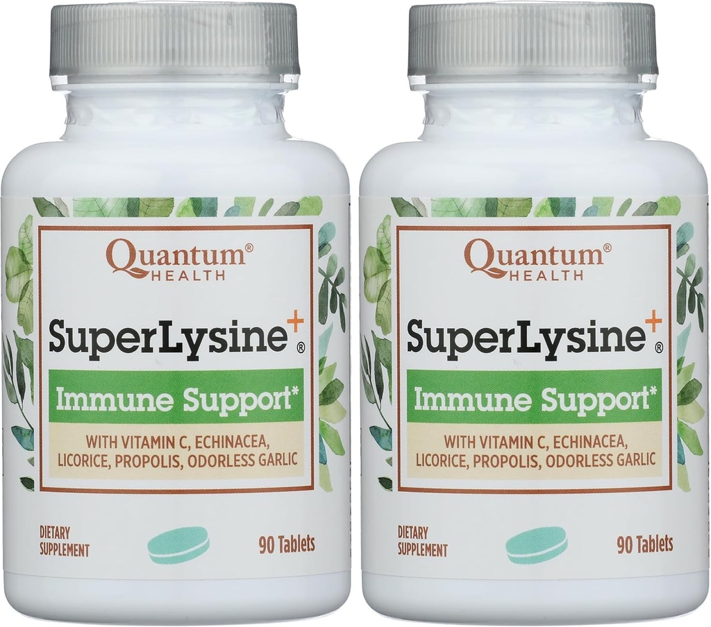 Quantum Research Super Lysine + Tablet, 0.93 libras (Pack of 2)