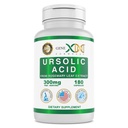 Genex Fórmulas Ácido ursólico 300mg (180 cápsulas) Ácido ursólico proveniente del extracto romero - No GMO, Gluten Free, Vegetarian