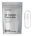 Empty Capsules Tamaño 00 Silencio 1000 Clear Gelatin Capsules ← Bolsa Resealable Silencio No GMO, Gluten Free Silencio Por Horbaach