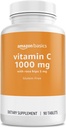 Basics - Vitamina C, 1000 mg con Rose Hips 5mg, 90 comprimidos (1 por porción), Gluten Free