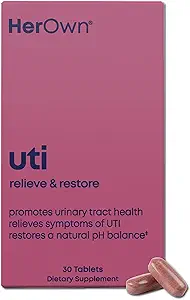 su propia UTI, ayuda a restaurar pH Balance, apoya Flora y Balance Vaginal, promueve la salud urinaria, 7 Strain Probiotic Blend, Shelf Stable, Gluten y Soy Gratis, Vegan, 30 cápsulas, 30 servicios