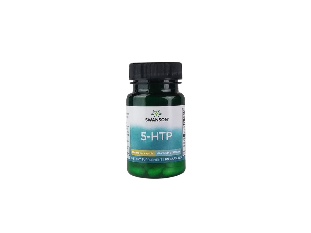 Swanson Ultra Amino Acid Máximo Fuerza 5-Htp 200 Milligrams 60 Veg Capsules