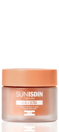 SUNISDIN - Suplemento Antioxidante de cuidado diario con vitamina E y A - 30 cápsulas de Softgel