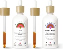 Rainbo Fan Favorite Bundle, 11:11 Multi Mushroom Extracto + Mane Mushroom de León Tintura, Doble Extracto Daily Mushroom Tinturas para soporte integral de mm, Vegan Liquid Mushroom Suplementos