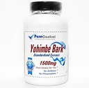 Yohimbe Bark Standardized Extract 1500mg // 200 Capsules // Pure // por PureControl Supplements
