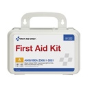 First Aid Only 91322 ANSI A 2021 and OSHA Compliant First Aid Kit, 10-Person Emergency First Aid Kit for Business, Home, Car, and Worksites, 76 Pieces