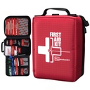 First Aid Kits - Compact First Aid Kit with Labelled Compartments Molle System Premium Emergency Kits for Home, Office, Car, Outdoor, Hiking, Travel, Camping - 216 piece